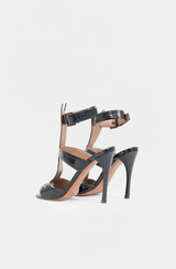 Alaïa Patent Strappy Sandal