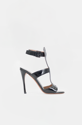 Alaïa Patent Strappy Sandal