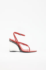 Alaïa Patent Invisible Sandal