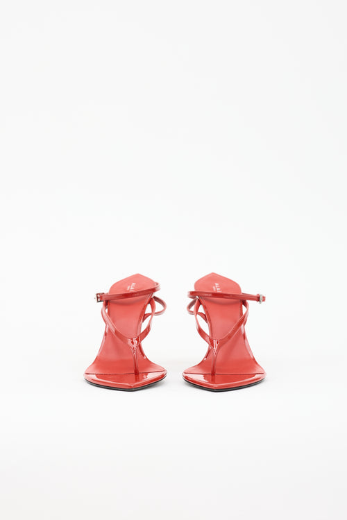 Alaïa Patent Invisible Sandal