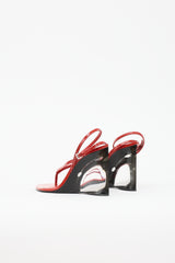 Alaïa Patent Invisible Sandal