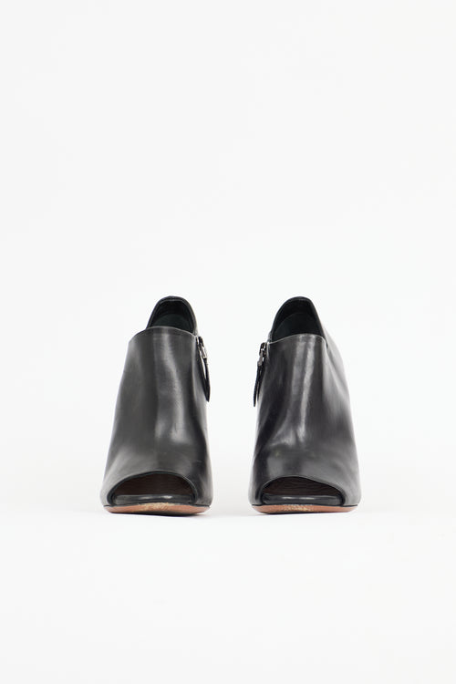 Alaïa Peep Toe Bootie