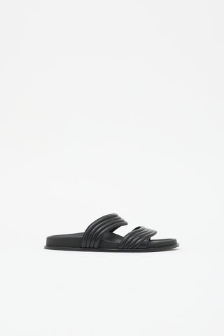 Alaïa Quilted Leather Slide