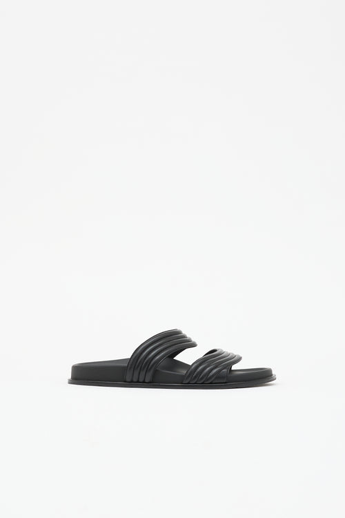 Alaïa Quilted Leather Slide