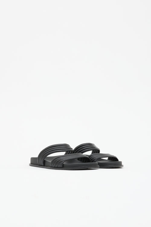 Alaïa Quilted Leather Slide