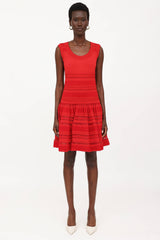 Alaïa Pointelle Knit Dress