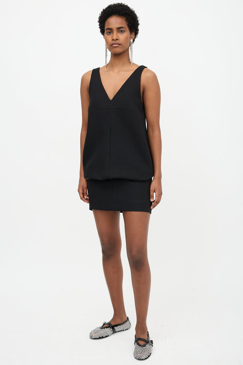 Alaïa Crystal Fishnet Ballet Flat