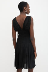 Alaïa Smocked Fringe Dress