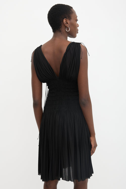 Alaïa Smocked Fringe Dress