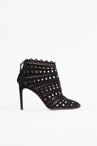 Alaïa Suede Cut Out Boot