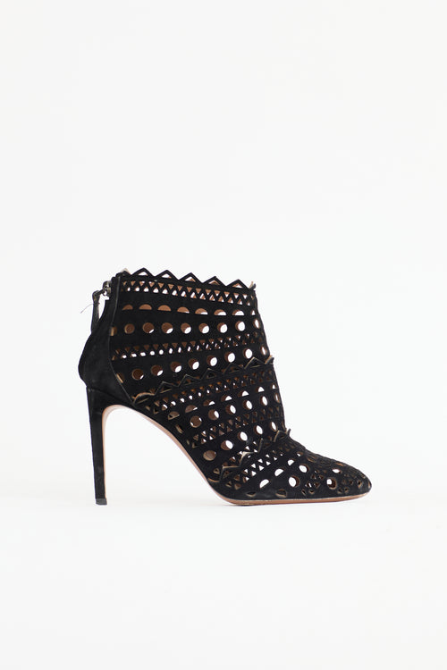 Alaïa Suede Cut Out Boot