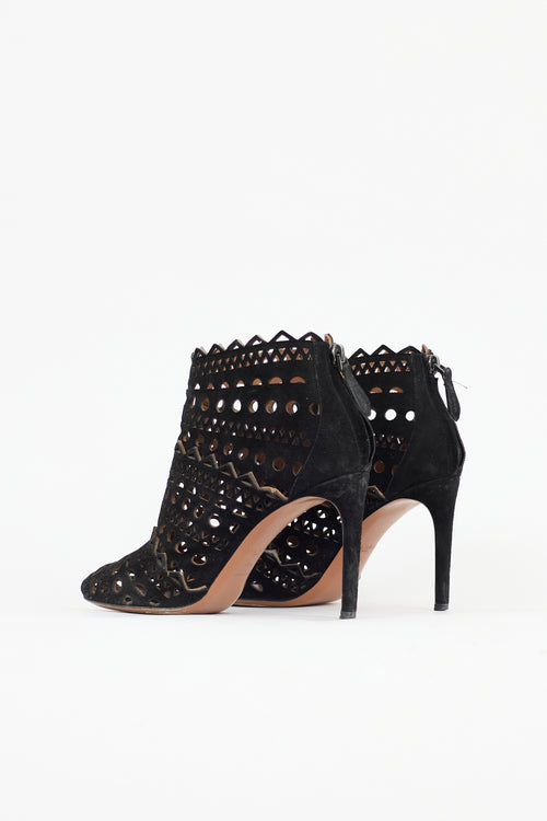 Alaïa Suede Cut Out Boot