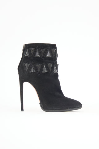 Alaïa Suede Embellished Boot