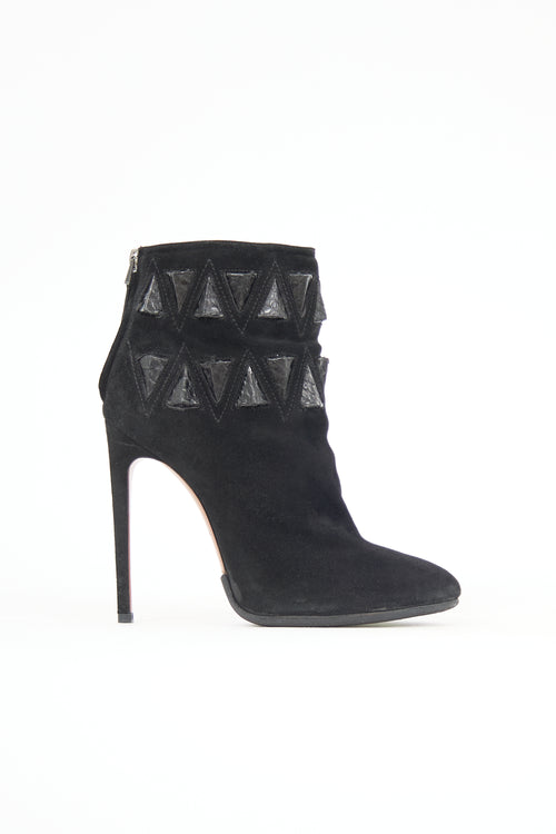 Alaïa Suede Embellished Boot
