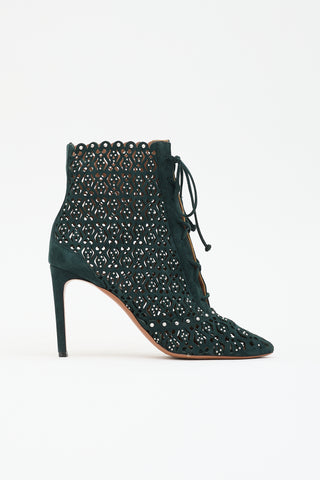 Alaïa Suede Ankle Boot