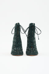 Alaïa Suede Ankle Boot