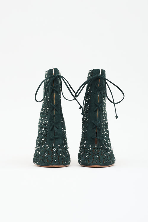 Alaïa Suede Ankle Boot