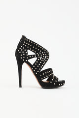 Alaïa Suede Studded Sandal