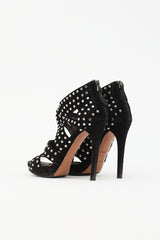 Alaïa Suede Studded Sandal