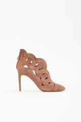 Alaïa Suede Cutout Bootie