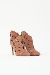 Alaïa Suede Cutout Bootie