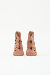Alaïa Suede Cutout Bootie