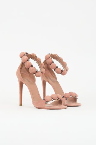Alaïa Suede La Bombe Sandal
