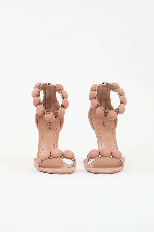 Alaïa Suede La Bombe Sandal