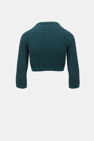 Alaïa Textured Knit Cardigan