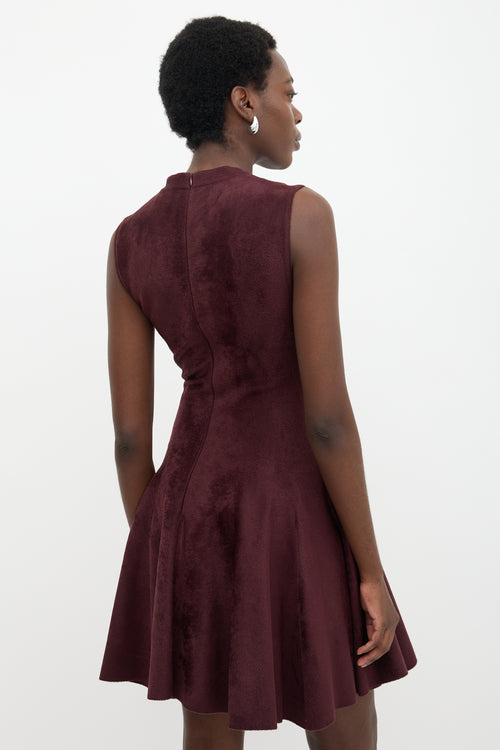 Alaïa Velour Flare Dress
