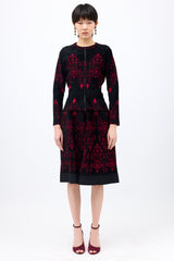 Alaïa Velour Jacquard Jacket
