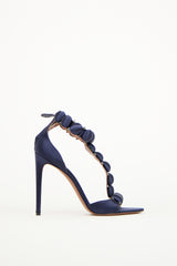 Alaïa Navy La Bombe Heeled Sandal