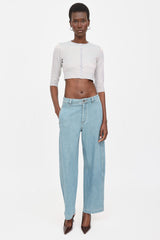 Alaïa Iridescent Cropped Cardigan