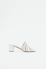 Alaïa Leather Vienne Cut Out Mule