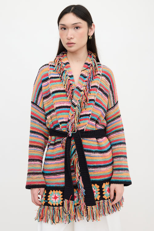 Alanui Oversized Crochet Cardigan