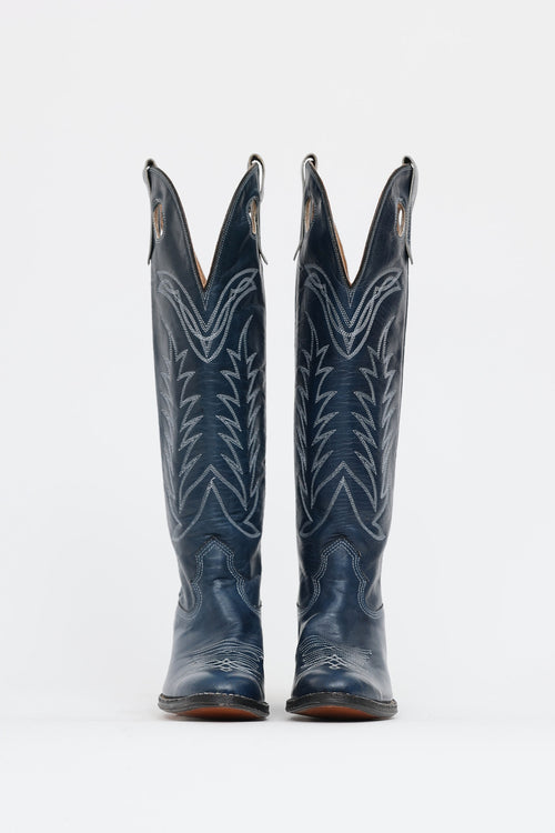 Alberta Boot Co. Co Embroidered Western Boot