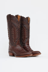 Alberta Boot Co. Embossed Western Boot