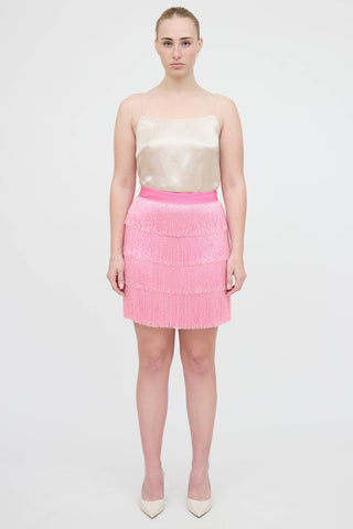 Alberta Ferretti Beaded Skirt