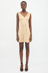 Alberta Ferretti Jersey Pleated Dress