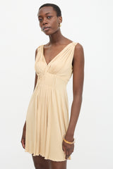 Alberta Ferretti Jersey Pleated Dress