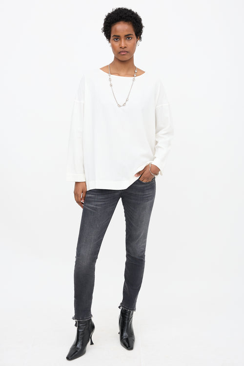 Album di Famiglia Boat Neck Top