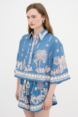 Alemais Linen Printed Co-Ord Set
