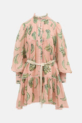 Alemais Semi Sheer Bananarama Dress