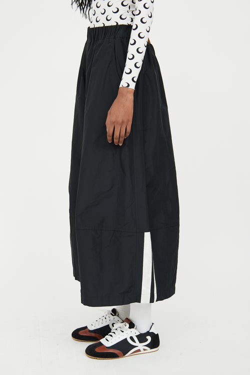 Alembika Black & White Wide Leg Pant