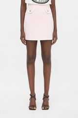 Alessandra Rich Lurex Tweed Mini Skirt