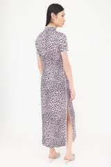 Alessandra Rich Silk Printed Dress