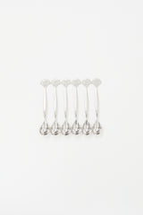 Alessi Stainless Steel 5.25" Anna 6 Piece Tea Spoons