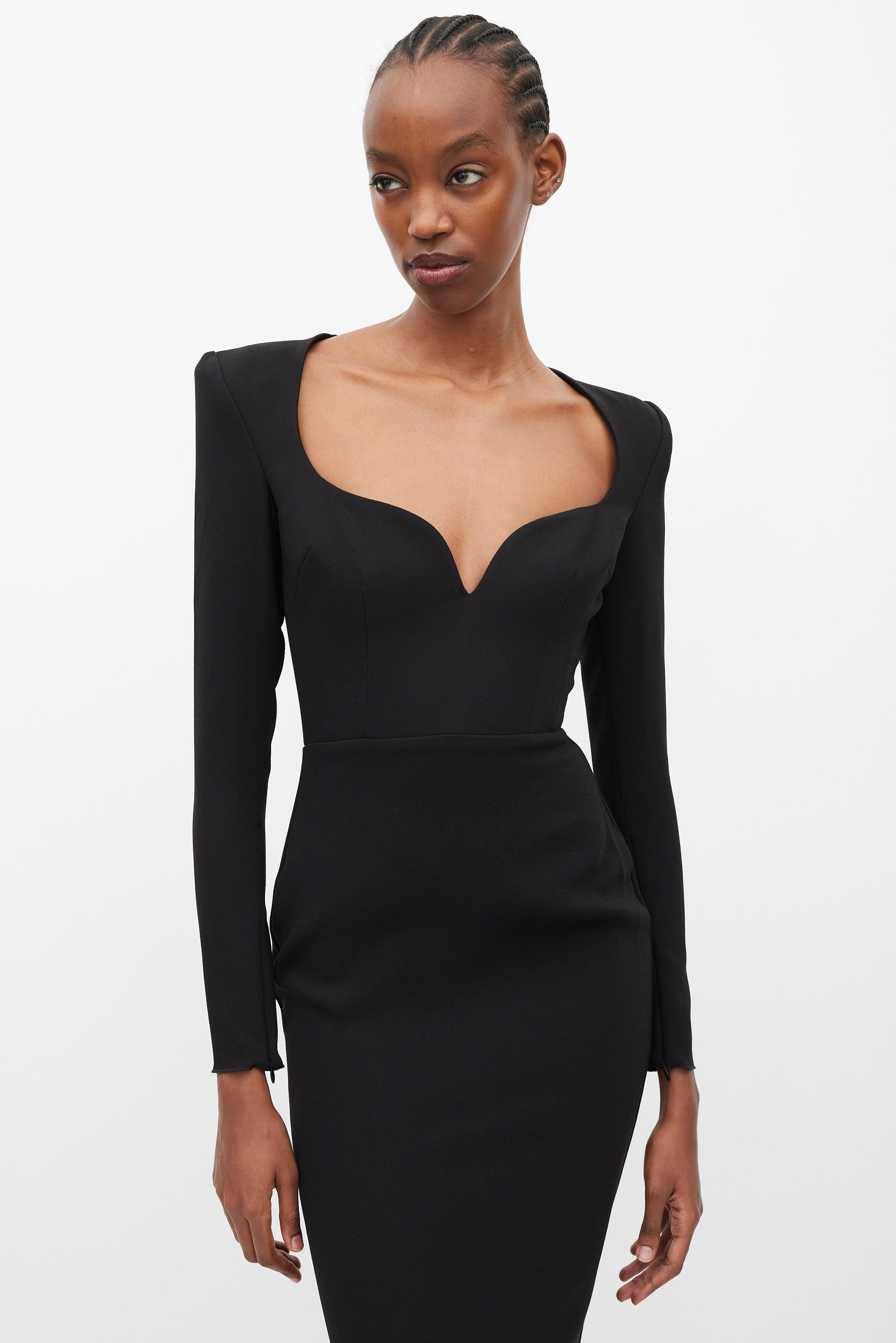 Alex Perry // Black Corset Maxi Dress VSP Consignment Alex Perry // Black Corset Maxi Dress VSP Consignment