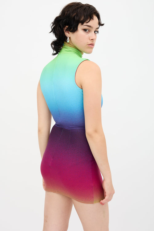 Alex Perry Gradient Ainsley Mini Dress