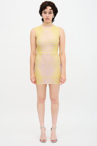 Alex Perry Printed Dallon Mini Dress